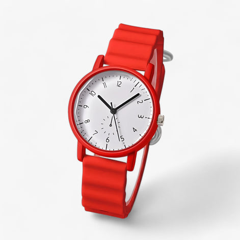 Zirella Damen Armbanduhr mit Silikonarmband und Quarzwerk