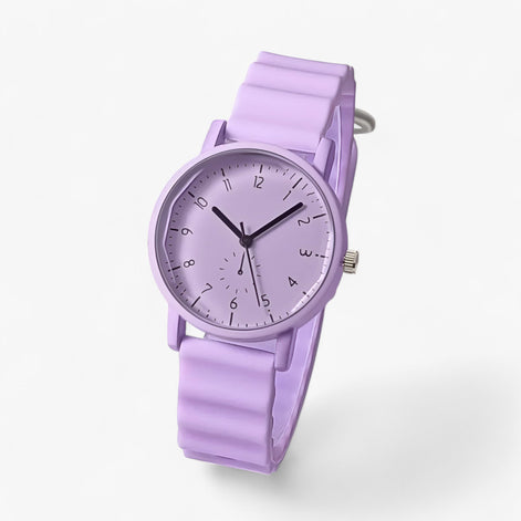 Zirella Damen Armbanduhr mit Silikonarmband und Quarzwerk