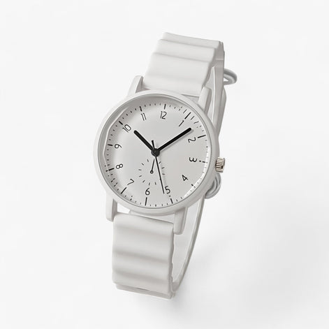 Zirella Damen Armbanduhr mit Silikonarmband und Quarzwerk