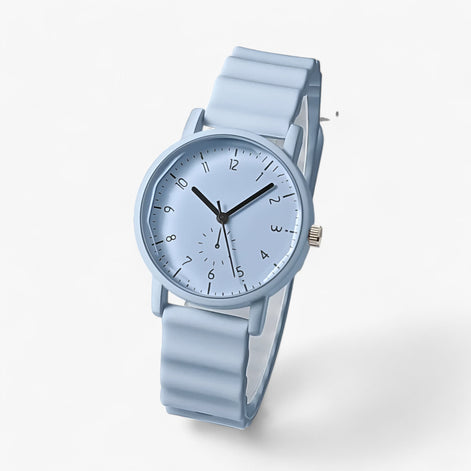 Zirella Damen Armbanduhr mit Silikonarmband und Quarzwerk