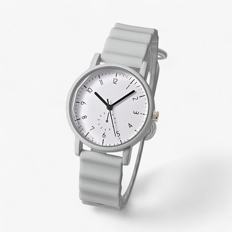 Zirella Damen Armbanduhr mit Silikonarmband und Quarzwerk