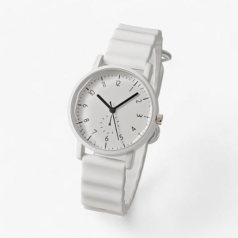 Zirella Damen Armbanduhr mit Silikonarmband und Quarzwerk