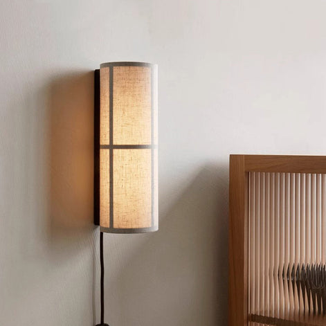 Zylindrische Stoff Wandlampe – Stilvolle Beleuchtung für Gemütliche Räume 2