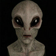 Alien Vollkopfmaske aus Latex und Silikon – Zarex