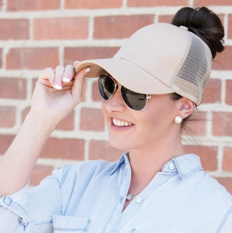 Leonessa Damen Baseball Cap mit Pferdeschwanzöffnung