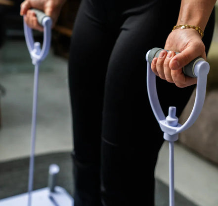 CoreFlex Trainingsroller mit Ellbogenauflage – kompaktes Fitnessgerät für Zuhause