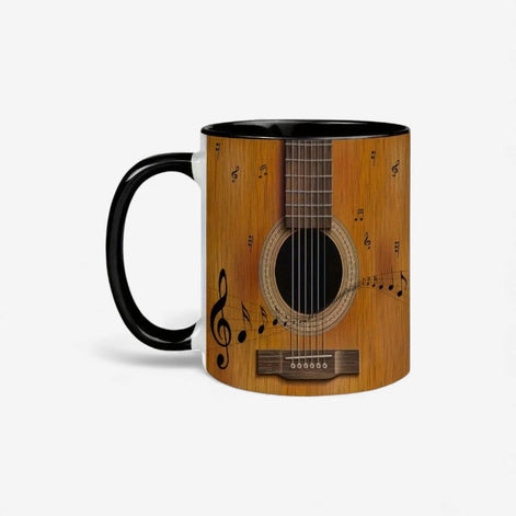 Kaffeetasse mit Gitarrendesign – Dekorativ & funktional für den Innenbereich