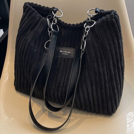 Cordira Corduroy Shoulder Bag – Schultertasche aus Cordstoff