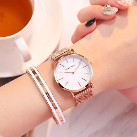Miavelle Damen Uhrenset mit passendem Armband