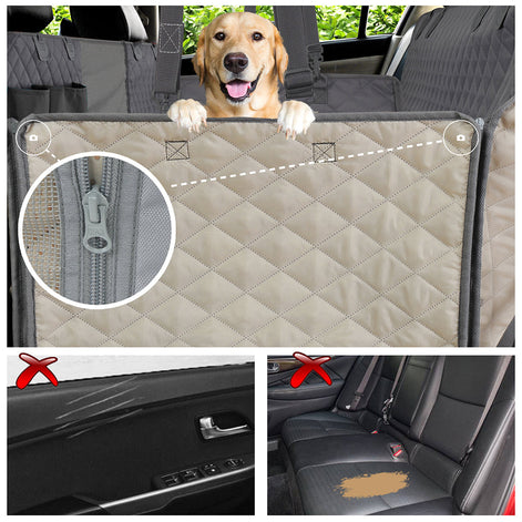 PetGuard Pro Autositzschutz für Hunde mit stabiler Bodenplatte