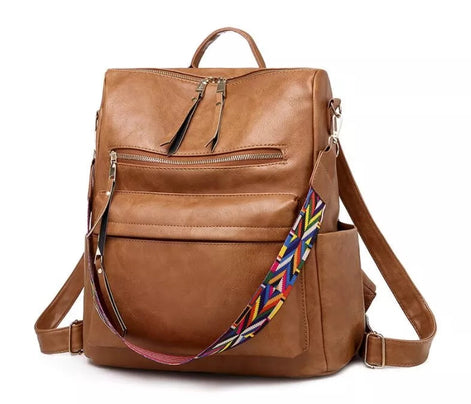 Tessavelle Damen Rucksack mit mehreren Fächern und modernem Design