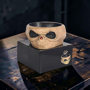 Halloween Süßigkeitenschale mit Sensor und Skelett-Hand – Gravor