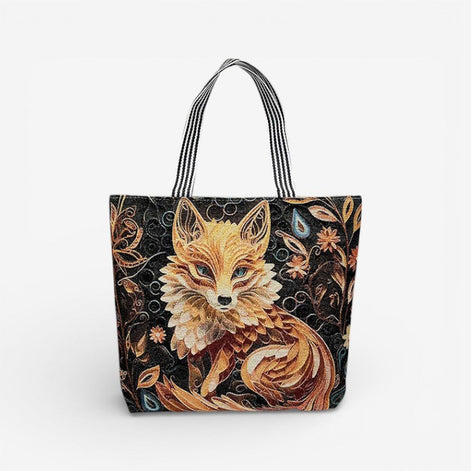 Tavira Tote Tasche mit Tiermuster und Tragegriffen
