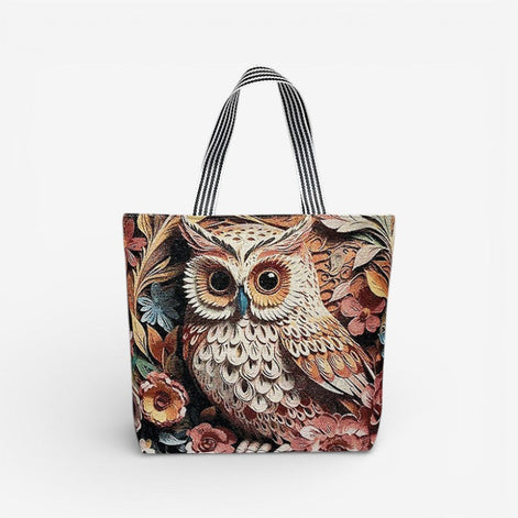 Tavira Tote Tasche mit Tiermuster und Tragegriffen