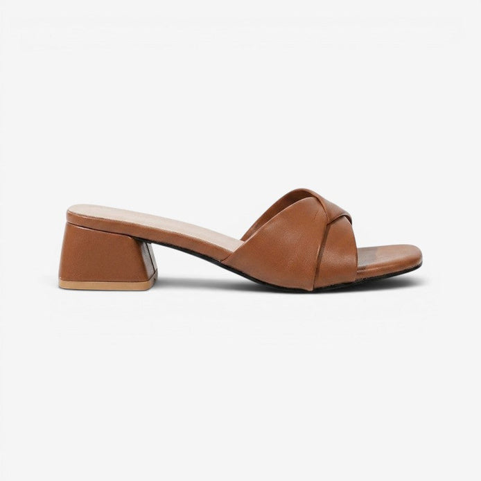 Loravelle Damen Schuhe mit offenem Design und Blockabsatz