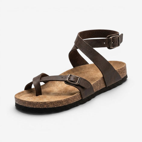 Tavirella Damen Sandalen mit Zehenriemen und Schnallenverschluss