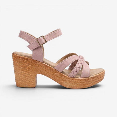 Mirelva Damen Sandalen mit geflochtenen Riemen und verstellbarer Schnalle