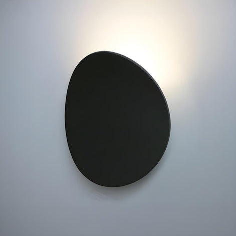 Moderne LED Wandleuchte aus Aluminium in Ovalem Design – Lunavera