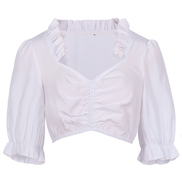 Damen Oktoberfest Dirndl mit Spitze und Rüschendetails – Marlene