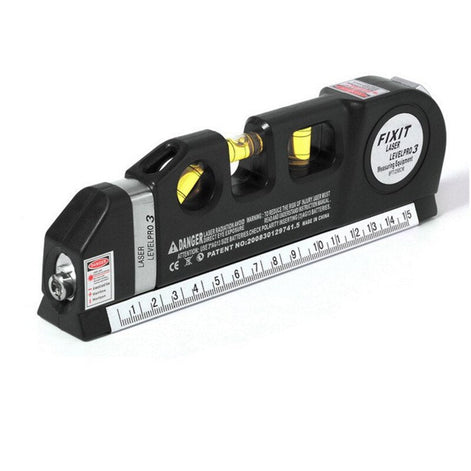Measuro Laser Messgerät 4-in-1 mit Wasserwaage und Neigungsmesser