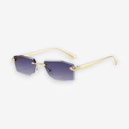 Velmira Damen Sonnenbrille mit geometrischem Rahmen