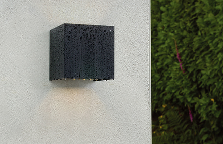 Cubora LED-Wandleuchte im Kubus-Design