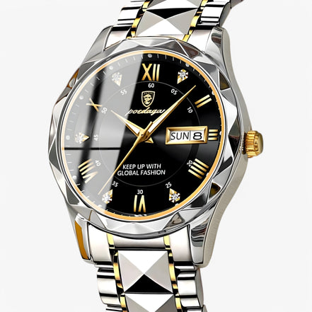 Valerio Herren Armbanduhr mit analoger Anzeige und sportlich-klassischem Design
