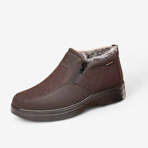Herrenstiefel mit seitlichem Reißverschluss und runder Zehenform Varexon