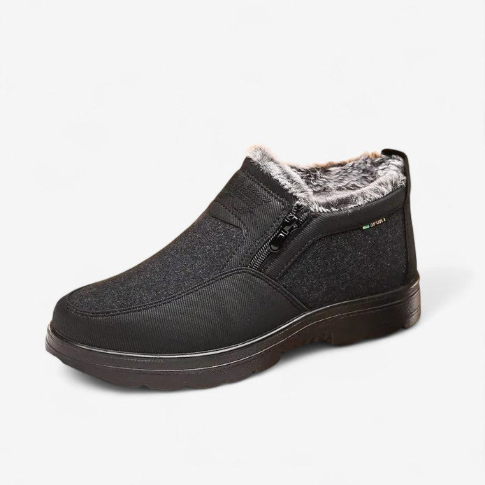 Herrenstiefel mit seitlichem Reißverschluss und runder Zehenform Varexon