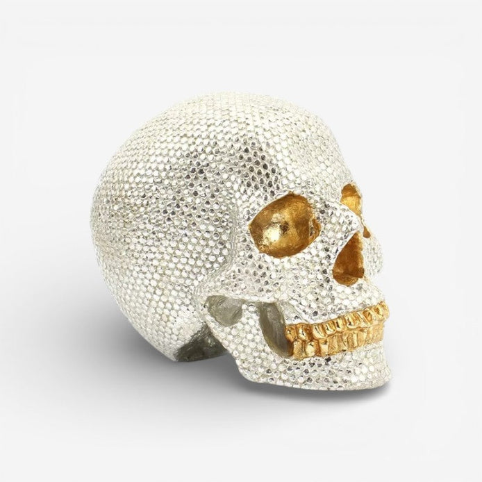 Mortessa Schädel-Skulptur aus Resin für Tischdekoration