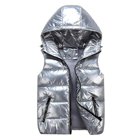 Varello ärmellose Jacke mit Reißverschlusstaschen und leichter Passform für Alltag und Outdoor