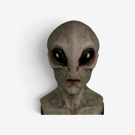 Alien Vollkopfmaske aus Latex und Silikon – Zarex