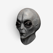 Alien Vollkopfmaske aus Latex und Silikon – Zarex