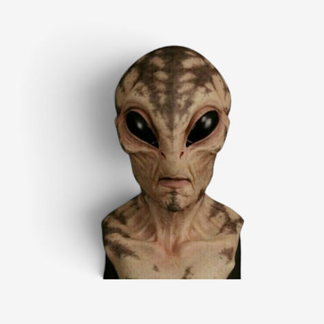 Alien Vollkopfmaske aus Latex und Silikon – Zarex