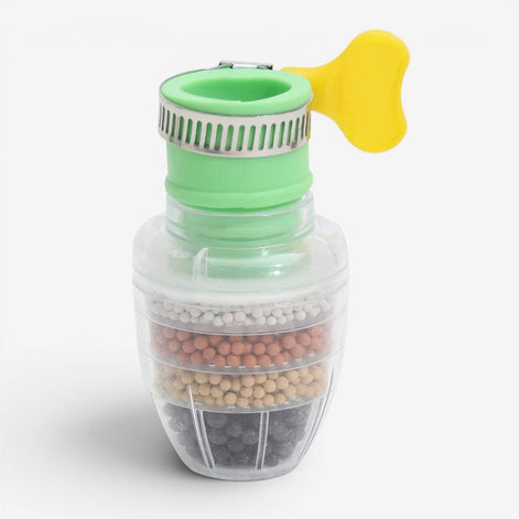 AquaFlex Wasserfilter für Wasserhahn mit 360° Drehbarer Düse