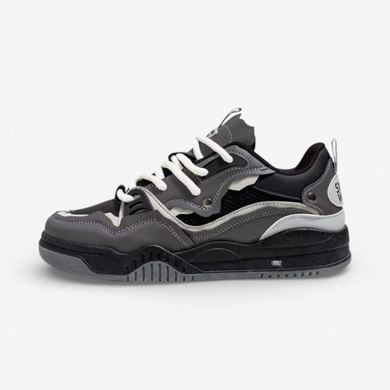 Norevix Herren Sneaker mit Schnürung und Runder Zehenform
