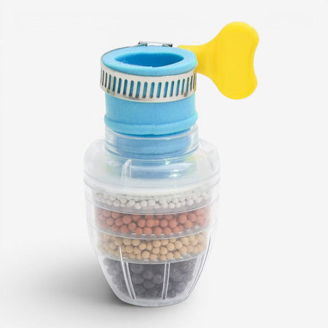 AquaFlex Wasserfilter für Wasserhahn mit 360° Drehbarer Düse