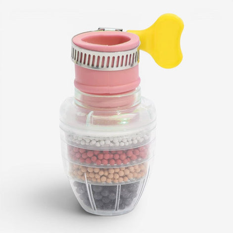 AquaFlex Wasserfilter für Wasserhahn mit 360° Drehbarer Düse