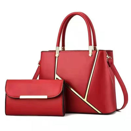 Gracelisse Damen Shopper Set mit geometrischem Muster und Pochette